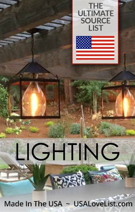 light fixtures made in usa